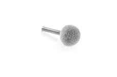 (image for) Sphere Tungsten Carbide Burrs (1/4"shaft) Head 1" x 1"